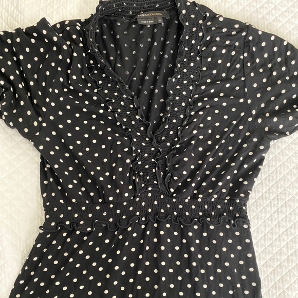 Polk a dot ruffle top - Picture 2 of 2
